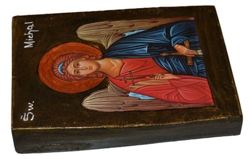 Ikona Święty Michał Archanioł patron policjantów żołnierzy na Arena.pl