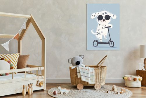 Obraz 60x90cm Wzory dla Dzieci, Dziewczynki i Chłopca - Psiecko na Arena.pl