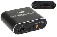Konwerter ekstraktor TOSLINK HDMI do HDMI+audio z zasilaczem