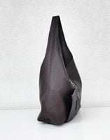 Czekoladowy worek z naturalnej skóry vera pelle