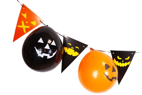 GIRLANDA HALLOWEEN Z BALONAMI DUŻA DEKORACJA na Arena.pl