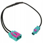 ADAPTER ANTENOWY 2X FAKRA ŻEŃSKA - 1X FAKRA MĘSKA