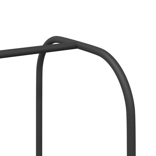 Wieszak na Ubrania z przechowywaniem Czarny 100 x 44 x 160 cm na Arena.pl