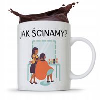 Kubek Fryzjera Fryzjerki Jak Ścinamy? Prezent Z Nadrukiem Ze Zdjęciem