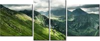 120CM 55 OBRAZ 4 ELEM TATRY ŚCIENNY