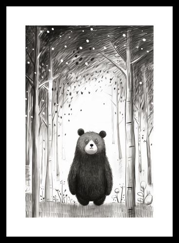 Plakat 20x30cm Ciekawski Miś na Arena.pl