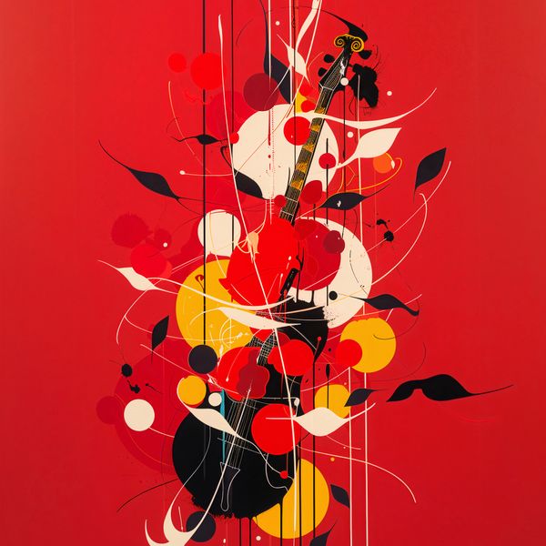 Plakat 100x100cm Melodyjna Barwa zdjęcie 1