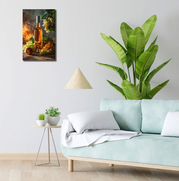 Obraz 30x50cm Bursztynowe Wino zdjęcie 2