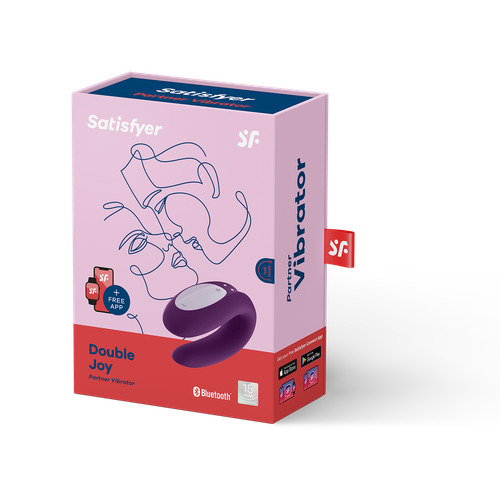 wibrator dla par double joy violet with app satisfyer na Arena.pl