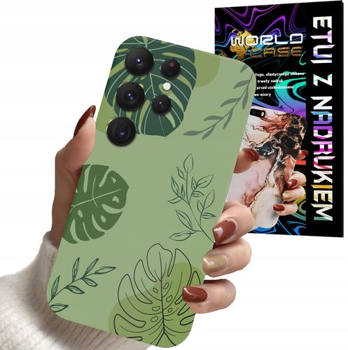 ETUI CASE DO SAMSUNG S23 ULTRA - LIŚCIE WZORY DLA KOBIET KWIATY RÓŻE na Arena.pl