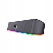 GŁOŚNIK SOUNDBAR KOMPUTEROWY PC RGB LED 12W GAMINGOWY STEREO