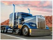 MOZAIKA DIAMENTOWA 30X40CM CIĘŻARÓWKA NIEBIESKA SOLO NORIMPEX