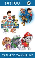 Tatuaże zmywalne Psi Patrol