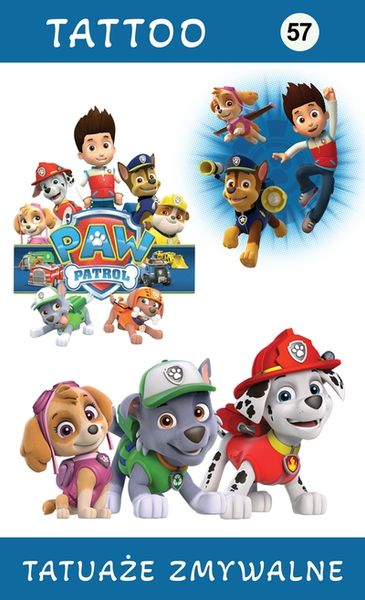Tatuaże zmywalne Psi Patrol zdjęcie 1