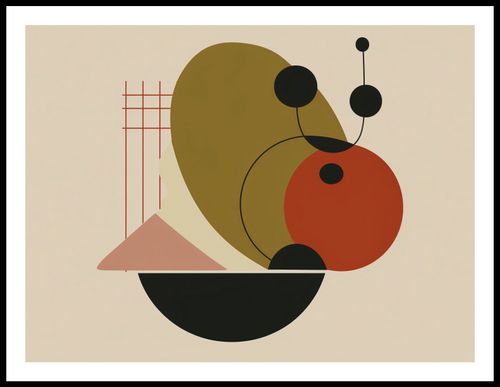 Plakat 80x60cm Geometryczny Balans na Arena.pl