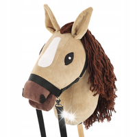 Koń na kiju SKIPPI Hobby Horse GAD03146 A3 Beżowo-brązowy