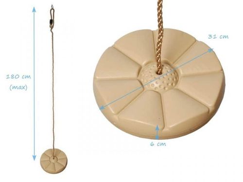 talerz huśtawka Kwiatek niebieski na Arena.pl