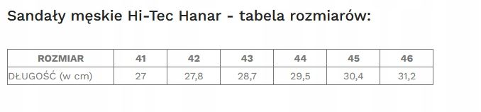 HI-TEC SANDAŁY LEKKIE SPORTOWE czarne HANAR r.43 zdjęcie 4