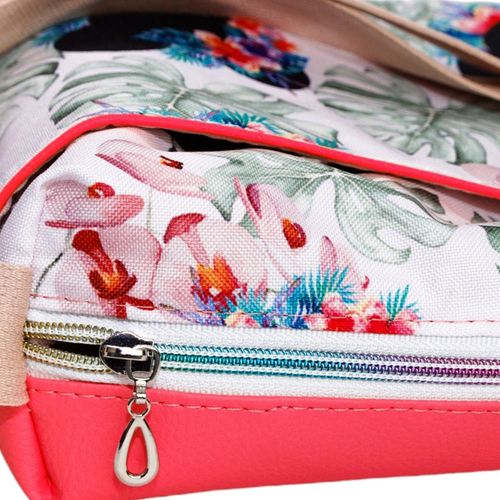 Torebka Na Ramię z Motywem Myszki i Różową Ekoskórą – Handmade na Arena.pl