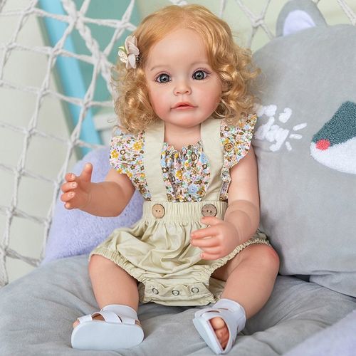 Lalka realistyczna odrodzona dziecko 55cm zmywalny, Jak prawdziwe niemowlę na Arena.pl
