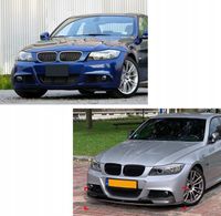 DOKŁADKA ZDERZAKA PRZÓD DLA BMW E90 E91 LCI LIFT 2008-2012 M PAKIET CZARNY