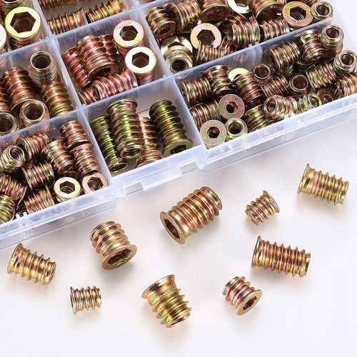 MUFA DWUGWINTOWA DO DREWNA WKRĘT WPUSTKA M4/M5/M6/M8 ZESTAW 155 SZTUK na Arena.pl