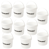 10x PLASTIKOWY POJEMNIK NA FARBĘ 1.5L