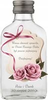 BUTELECZKI WESELNE piersiówki Z NADRUKIEM UV 100ML