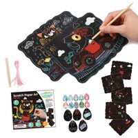 WOOPIE ART&FUN Zestaw Kreatywny Wydrapywanki dl