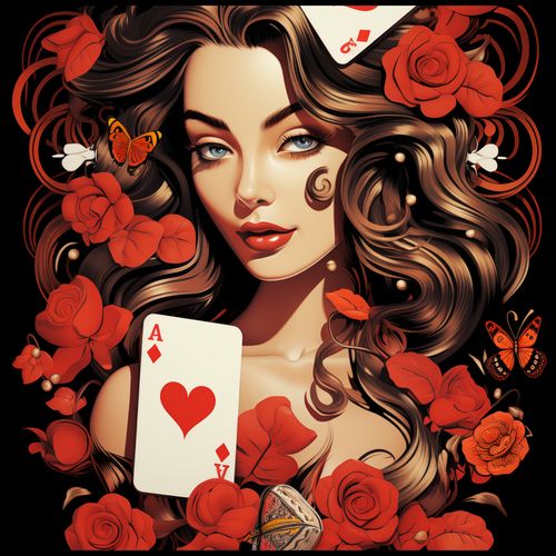 Plakat 100x100cm Różany Hazard na Arena.pl