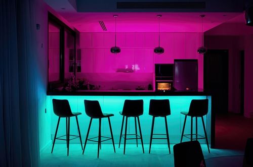 taśma led rgb 5 m 150 led neon lampki kontroler muzyczny pilot aplikacja na Arena.pl