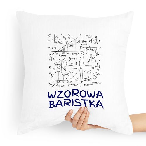 Prezent Poduszka Dla Baristy Wzorowa Baristka Z Nadrukiem Ze Zdjęciem na Arena.pl