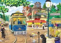 Drewniane puzzle Wooden.City Wiktoriańska ulica XL 1000 el.