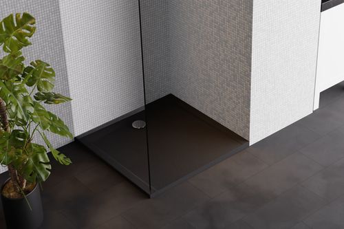 Forma X brodzik kwadratowy 80x80 cm struktura, niski, biały mat na Arena.pl