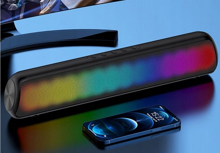 SOUNDBAR Głośniki Komputerowe do Laptopa USB LED zdjęcie 3