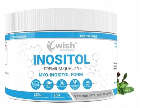 INOSITOL 100% CZYSTY Witamina B8 1000mg 250g na Arena.pl