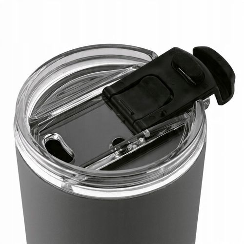 KUBEK TERMICZNY ze słomką PRÓŻNIOWY SZARY DUŻY Konighoffer Davos 1200 ml na Arena.pl