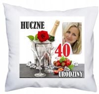 foto PODUSZKA prezent na 18 30 40 50 60 urodziny