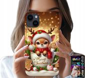 ETUI DO IPHONE 15 - RENIFEREK SŁODKI RENIFER ŚWIĄTECZNE WZÓR