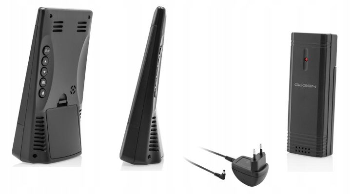 Stacja meteorologiczna budzik data fazy księżyca wilgotność Gogen ME1296 zdjęcie 2