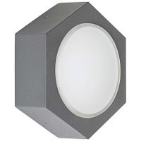 Zewnętrzna LAMPA ścienna AVOLA 7964 Rabalux geometryczna OPRAWA elewacyjna LED 10W 3000K kinkiet IP54 czarny biały