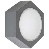 Zewnętrzna LAMPA ścienna AVOLA 7964 Rabalux geometryczna OPRAWA elewacyjna LED 10W 3000K kinkiet IP54 czarny biały