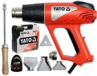 YATO OPALARKA ELEKTRYCZNA 2000W 50~550°c AKCESORIA WALIZKA LED + DYSZE