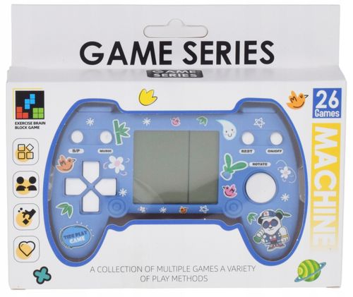 ELEKTRONICZNA GRA RETRO PRZENOŚNA NA BATERIE MINI KONSOLA TETRIS DLA DZIECI na Arena.pl