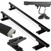 Uniwersalny bagażnik bazowy na punkty montażowe AMOS C-15 Belki Stalowe 140cm