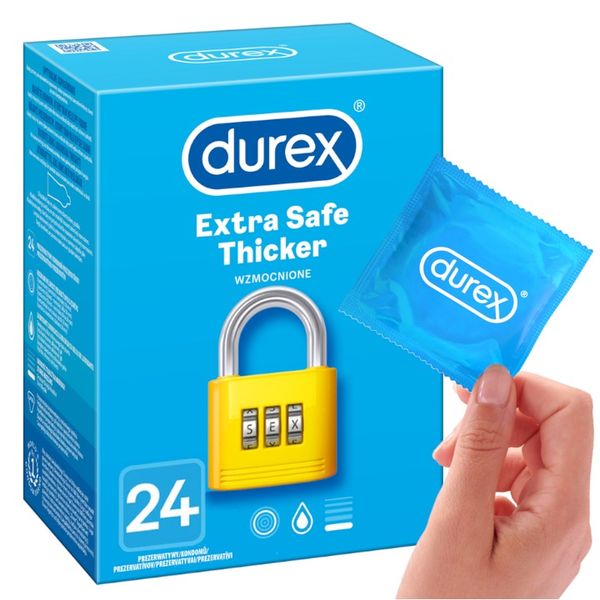 DUREX prezerwatywy Extra Safe większa ochrona 24 zdjęcie 6