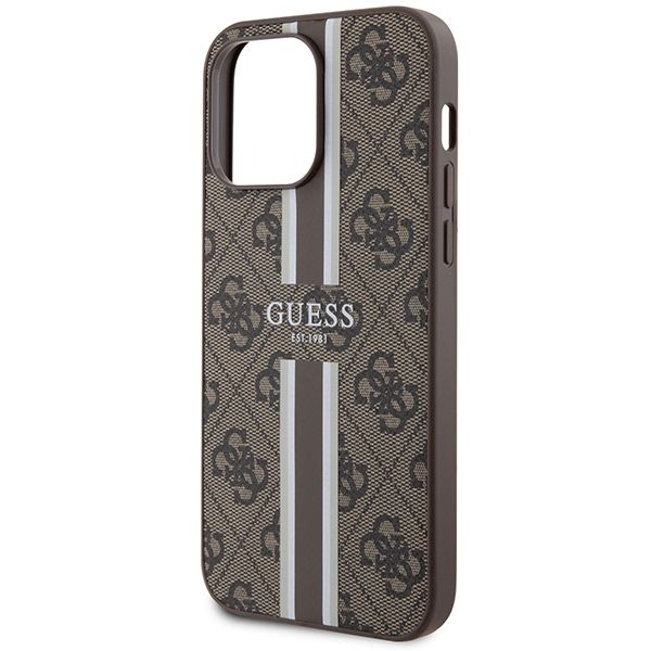 Etui Guess do iPhone 15 Pro Max, Brązowy, MagSafe zdjęcie 6