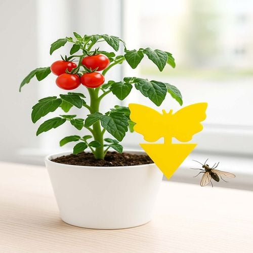 60 Lep na Ziemiórki Owady Żółte Lepy do Doniczek Taśma Domowa Meszki na Arena.pl