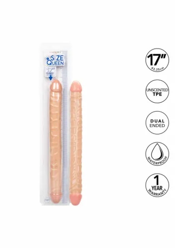 calexotics size queen double dong 17 inch - podwojny model na Arena.pl