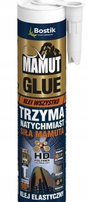 MAMUT GLUE KLEJ UNIWERSALNY MONTAŻOWY BIAŁY 290 ml BOSTIK na Arena.pl